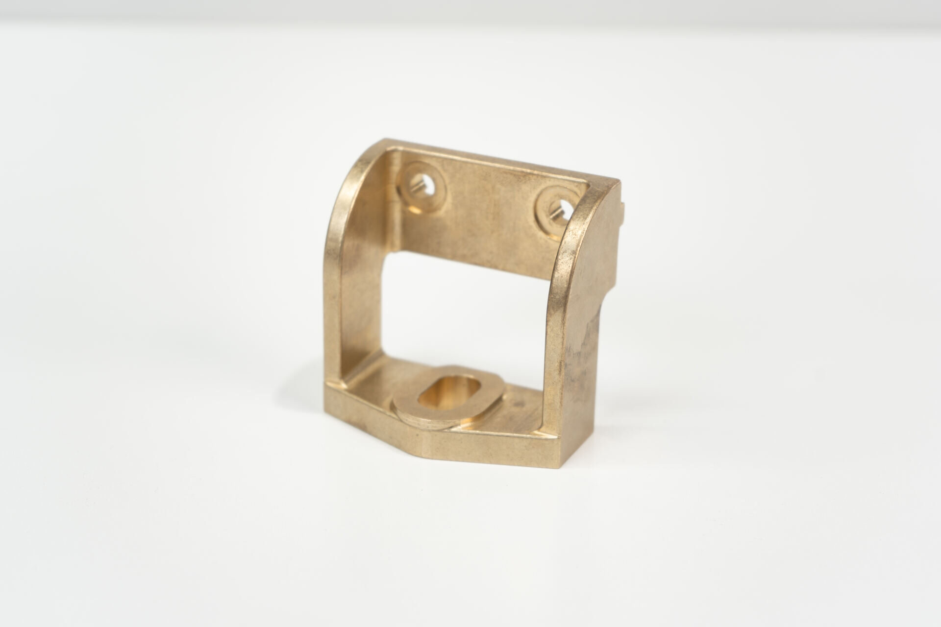 Milled brass bracket