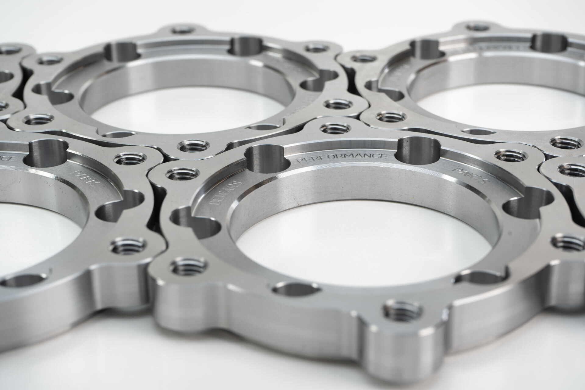 Machined flange plates